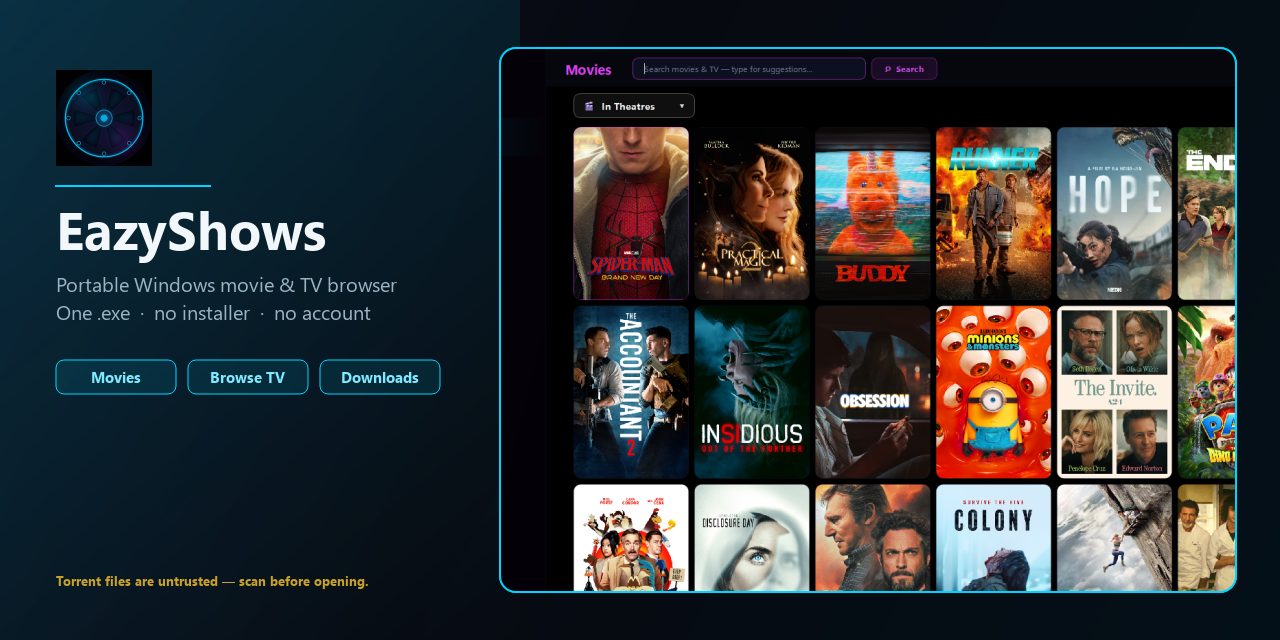 EazyShows Movies UI